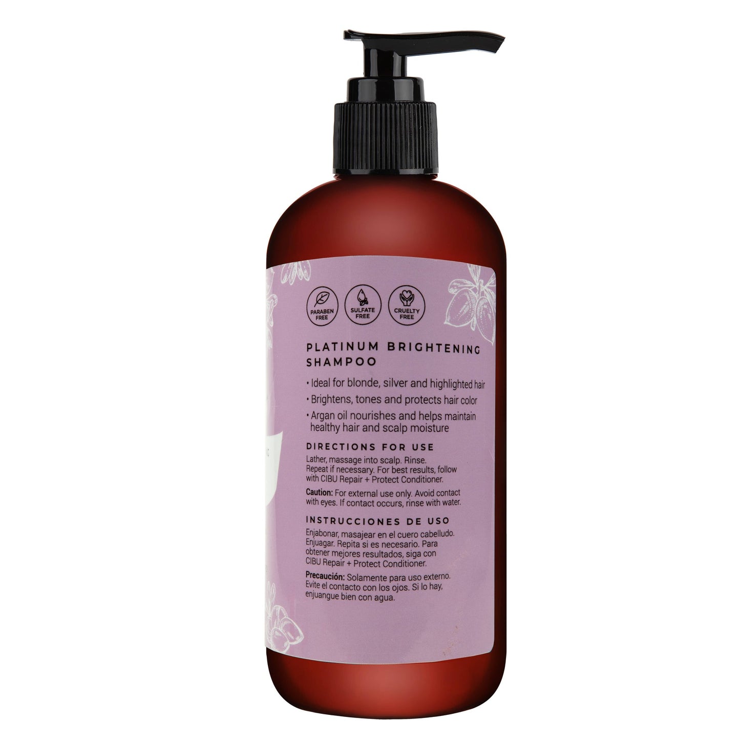 CIBU Platinum Shampoo, 350ml