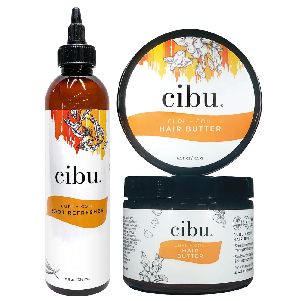 CIBU Wash Day Essentials Bundle Cleanse, Condition & Revitalize Hair