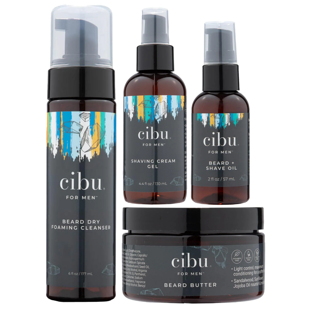 CIBU Ultimate Men's Grooming Set Complete Styling and Care Kit