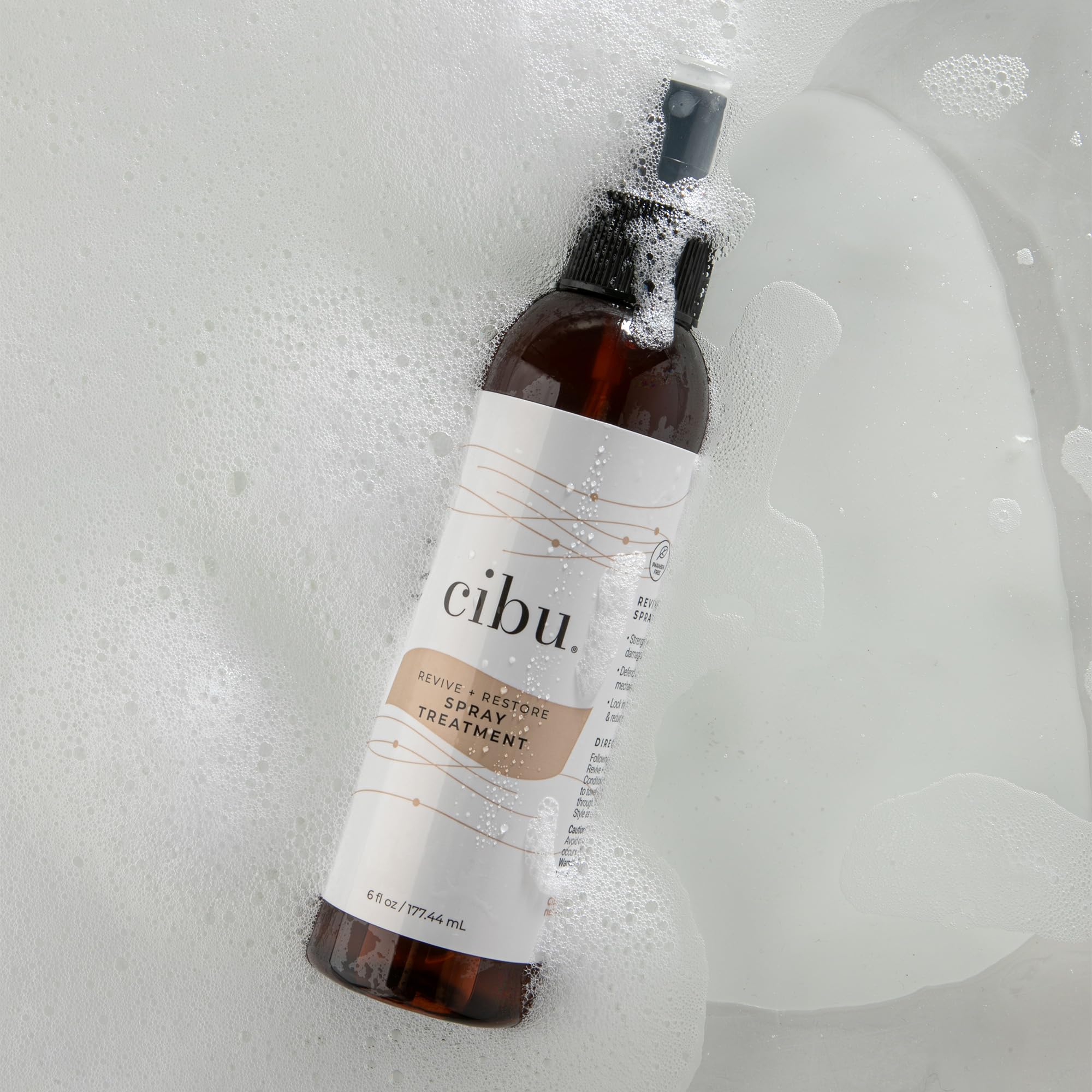 CIBU Revive & Restore Styling Bundle - 6oz Spray + 6oz Cream