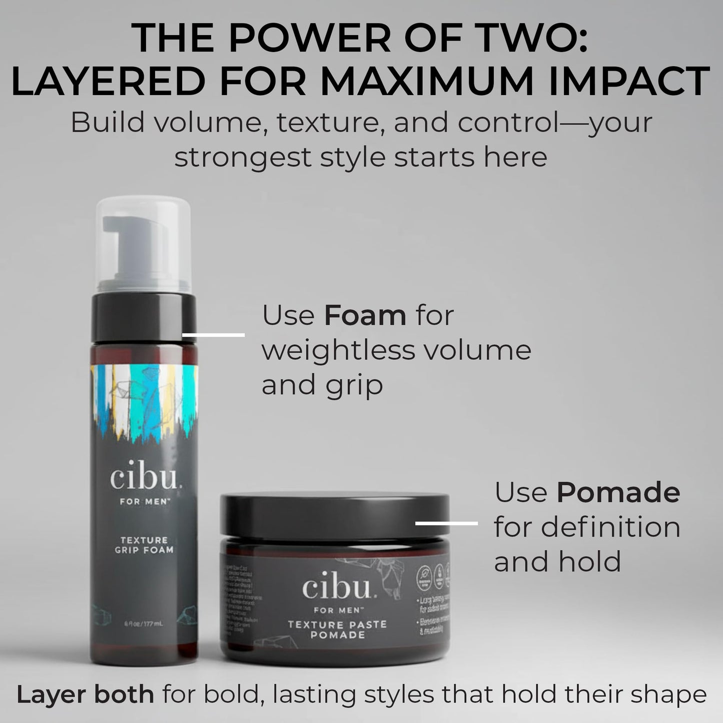 CIBU Men's Styling Bundle Ultimate Grooming Essentials for Everyday Style