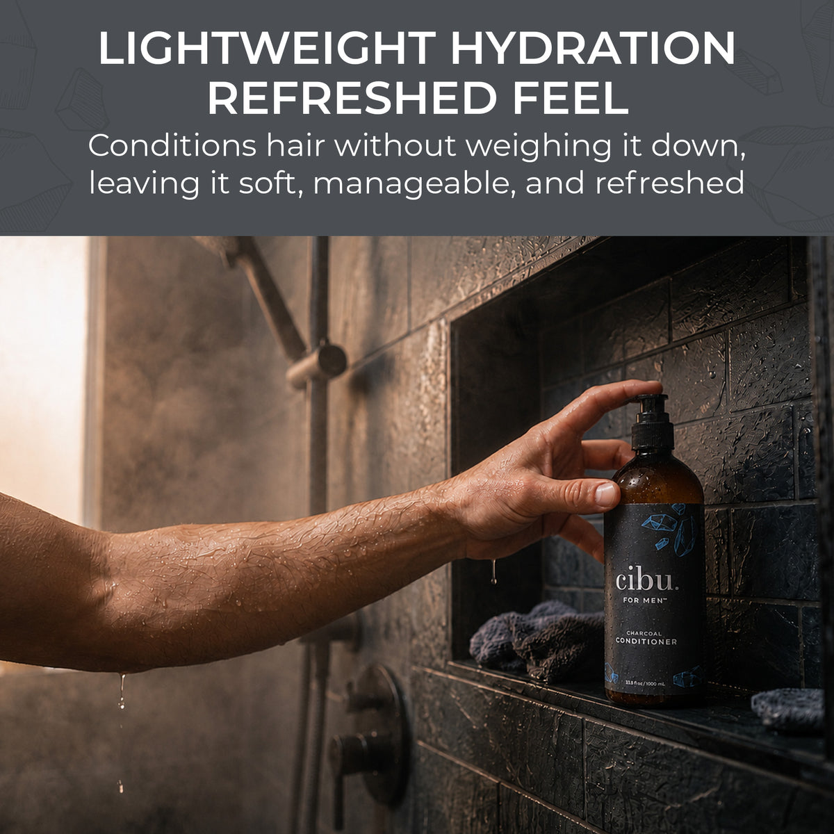 CIBU For Men Charcoal Conditioner Liter
