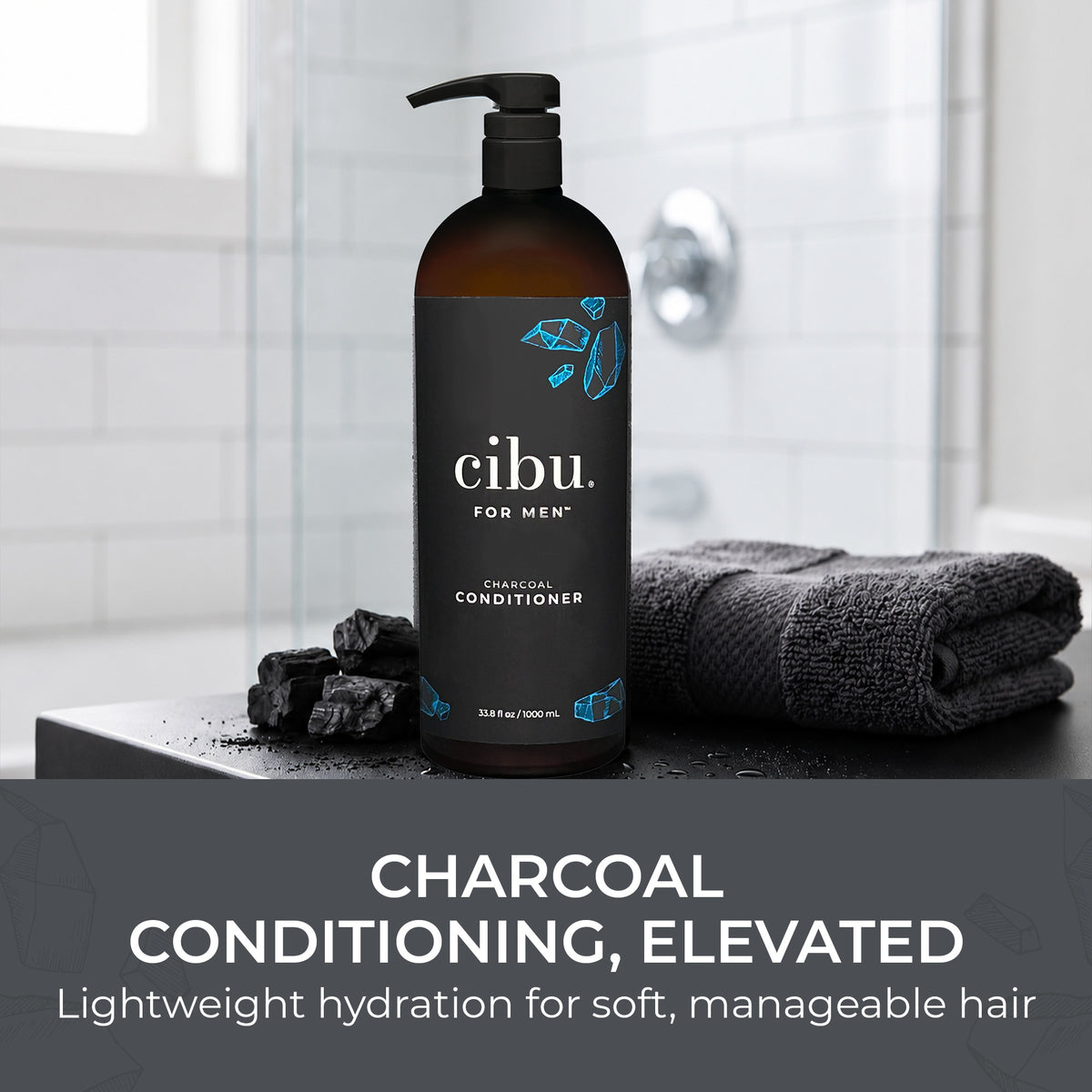 CIBU For Men Charcoal Conditioner Liter