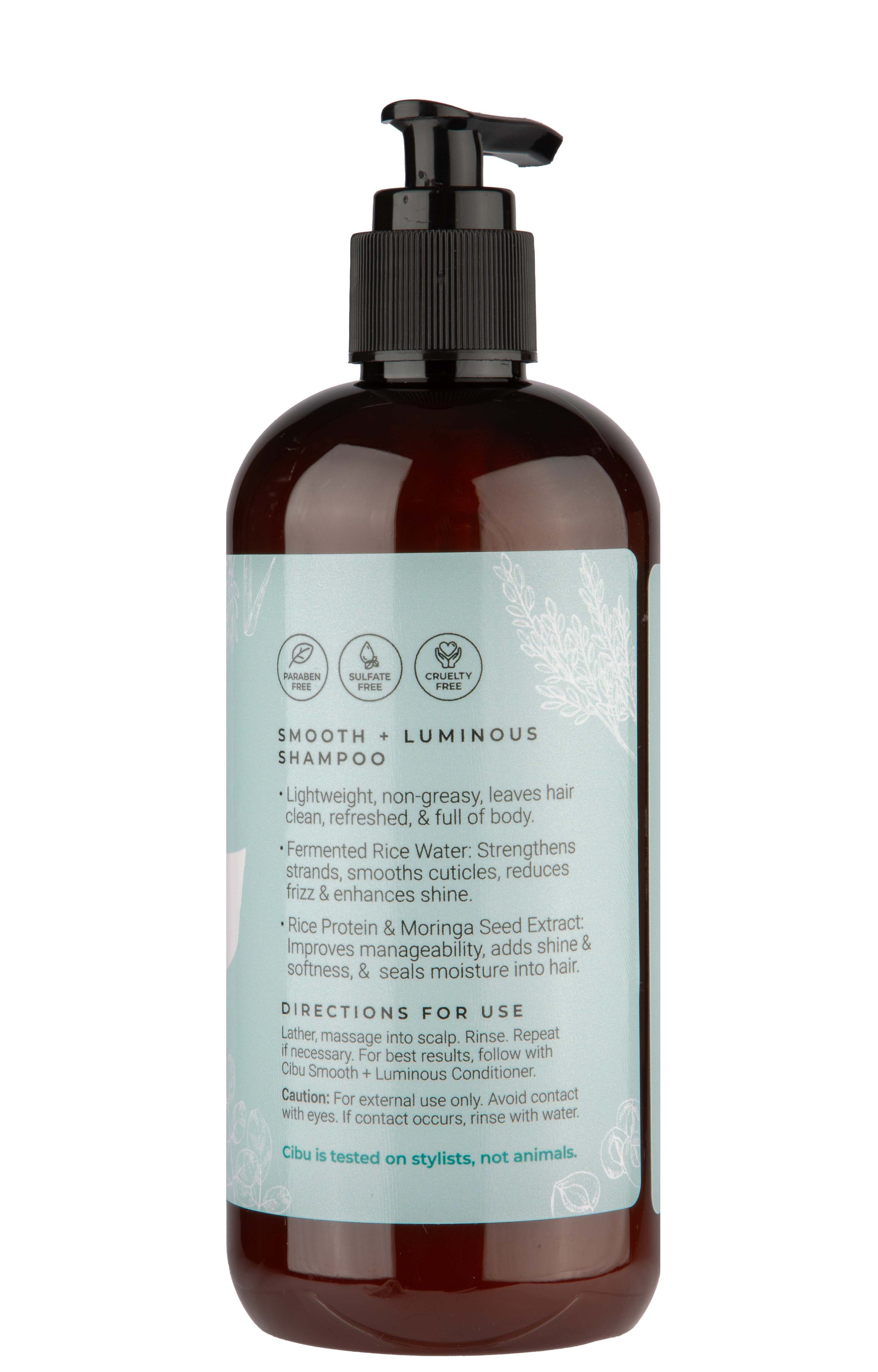 Smooth + Luminous Shampoo Directions