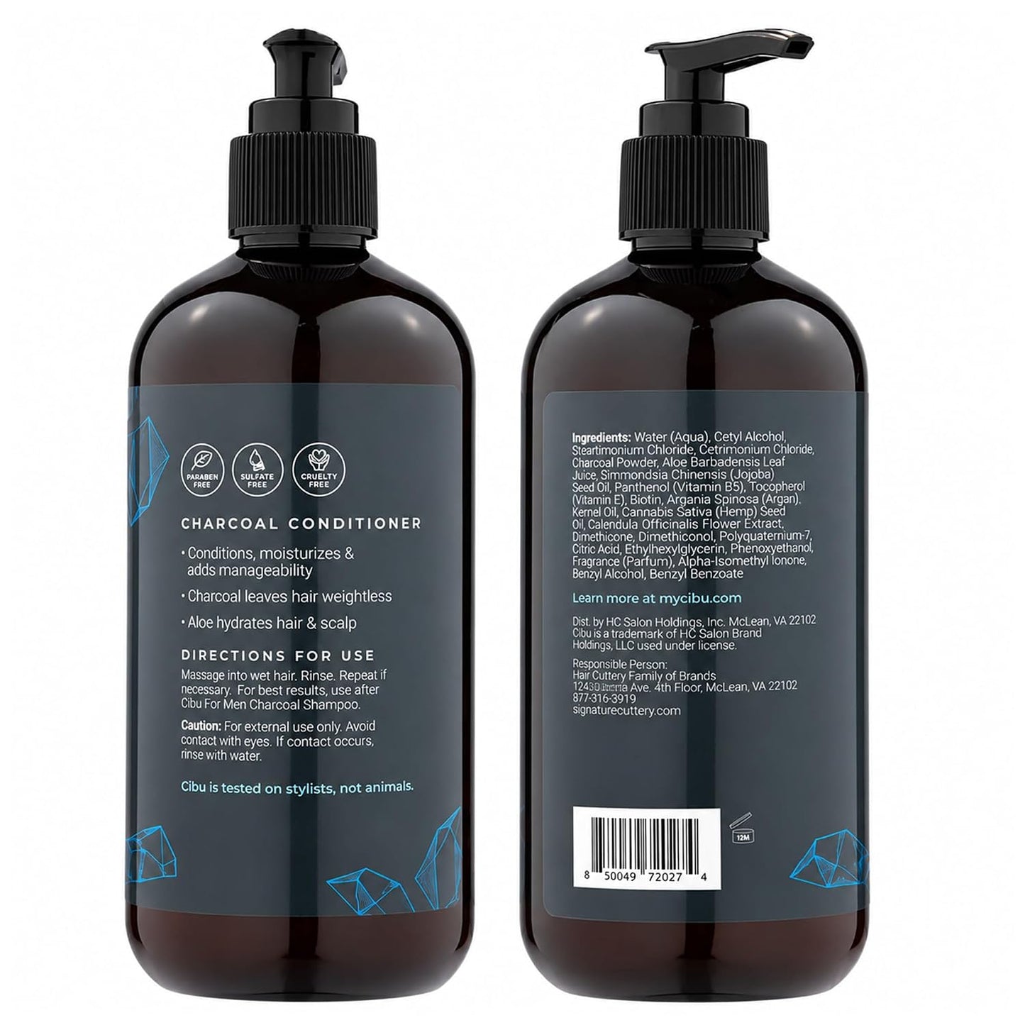 CIBU For Men Charcoal Conditioner, 33.8 oz