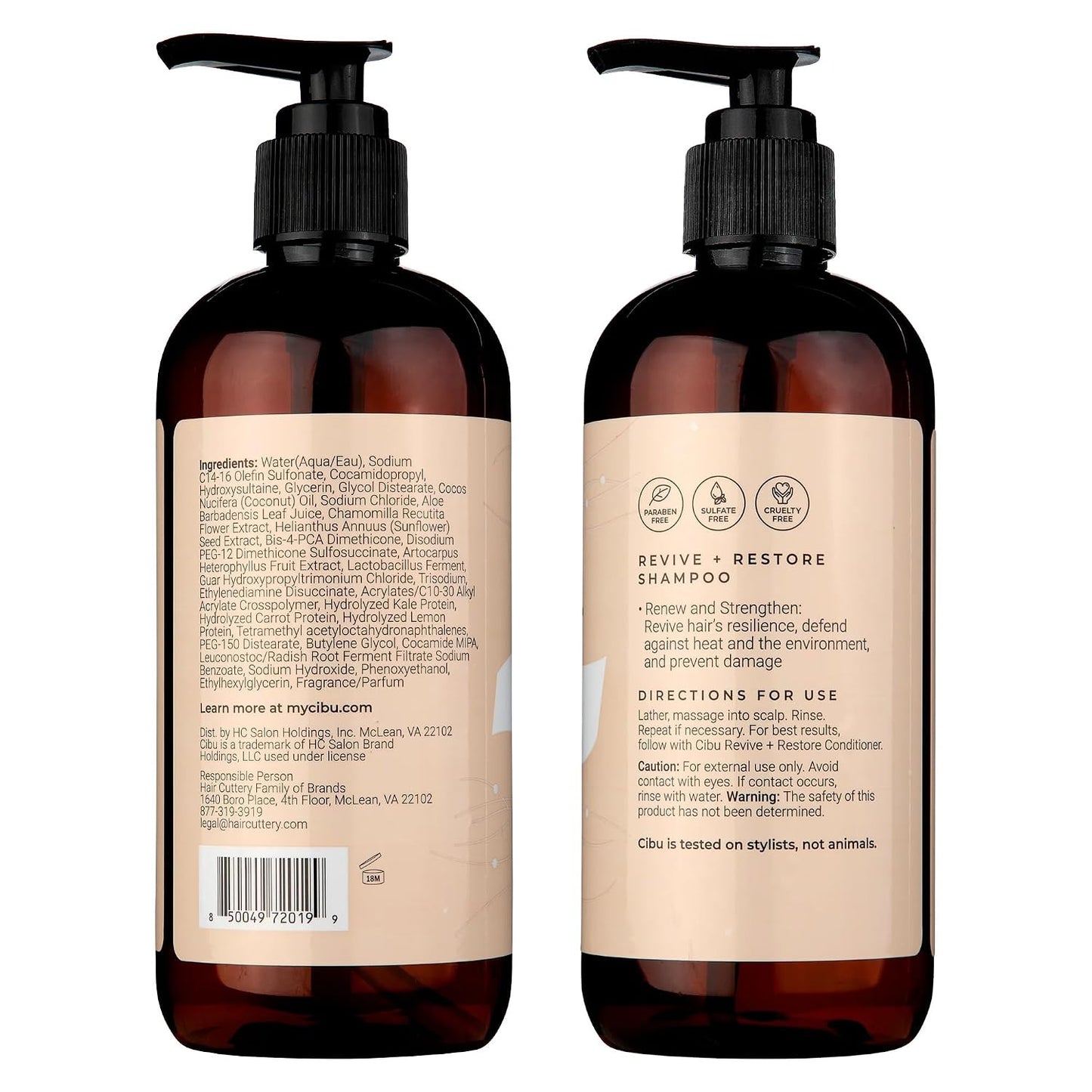CIBU Revive + Restore Shampoo, 33.8 oz