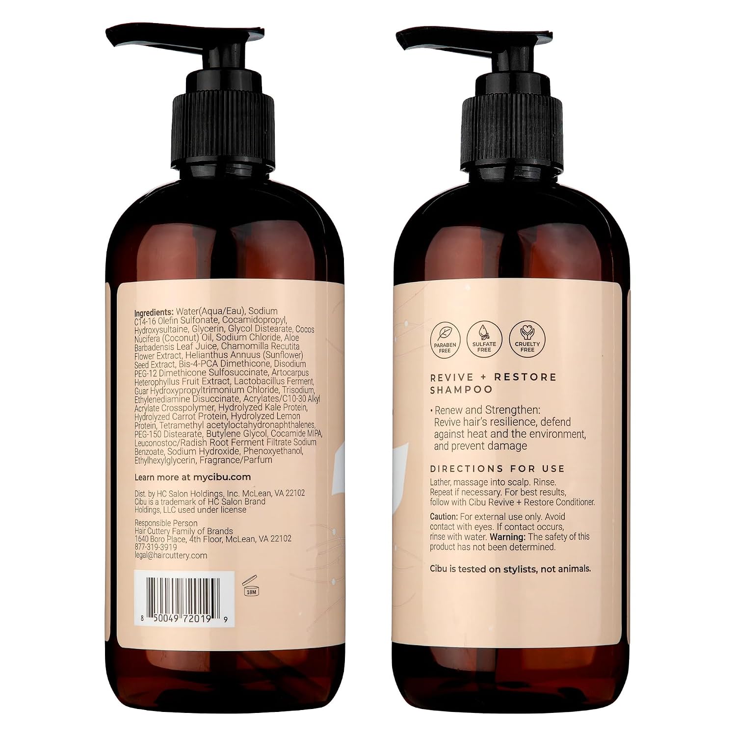 CIBU Revive + Restore Shampoo, 33.8 oz