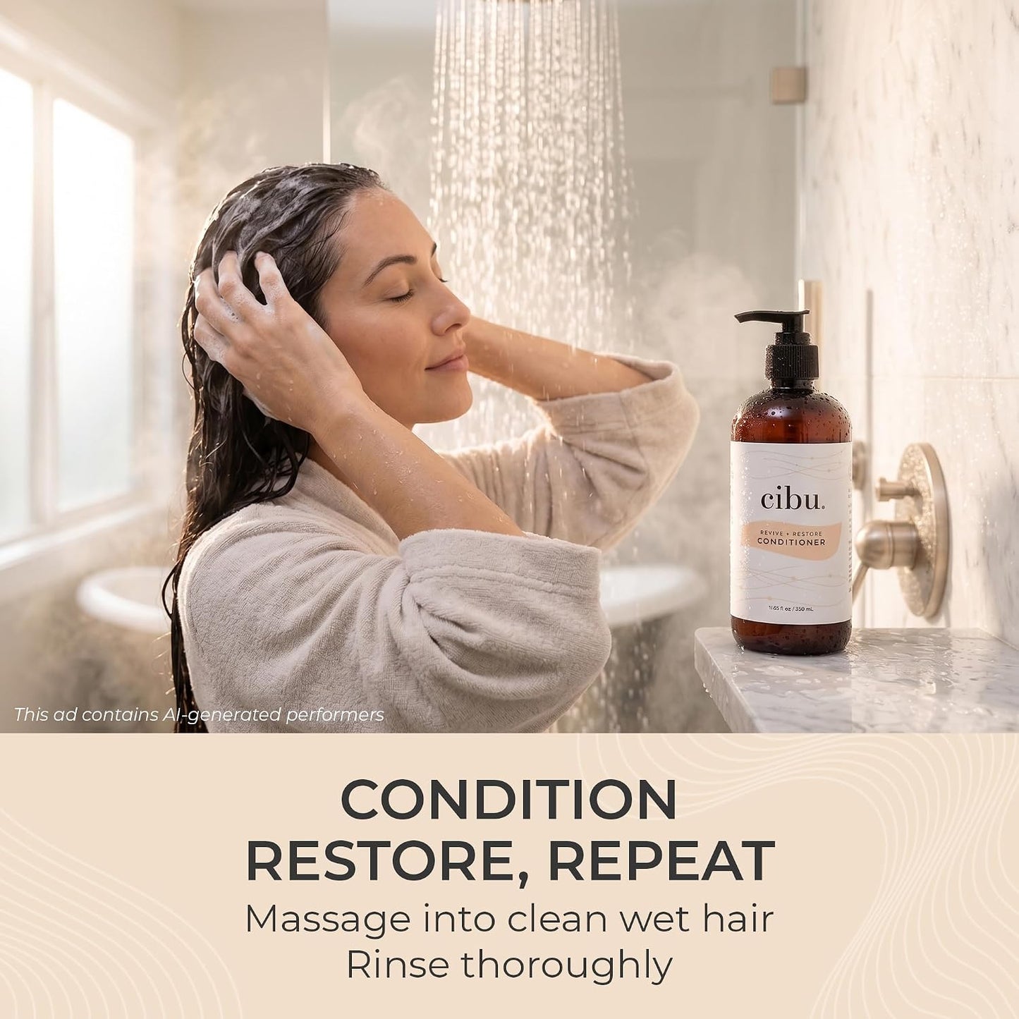 CIBU Revive + Restore Conditioner, 33.8 oz