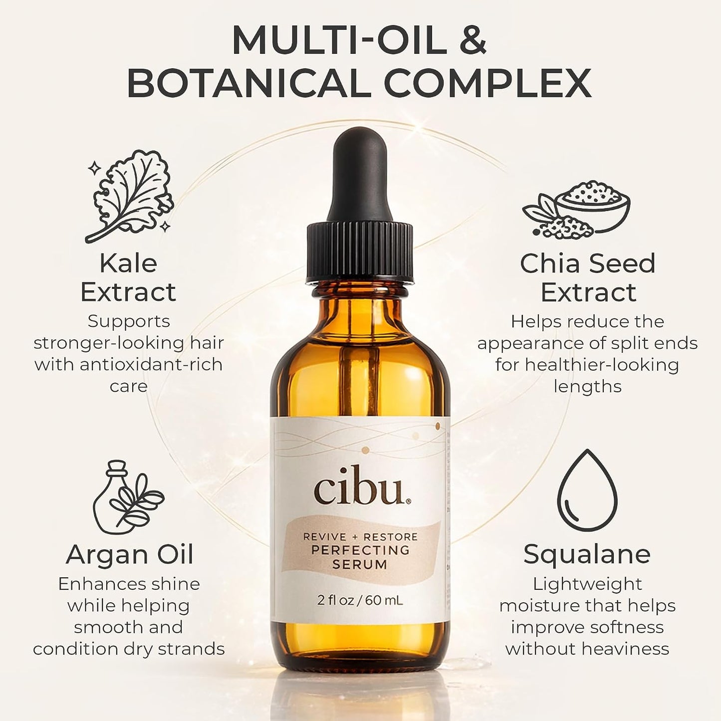 CIBU Revive + Restore Perfecting Serum, 2 oz