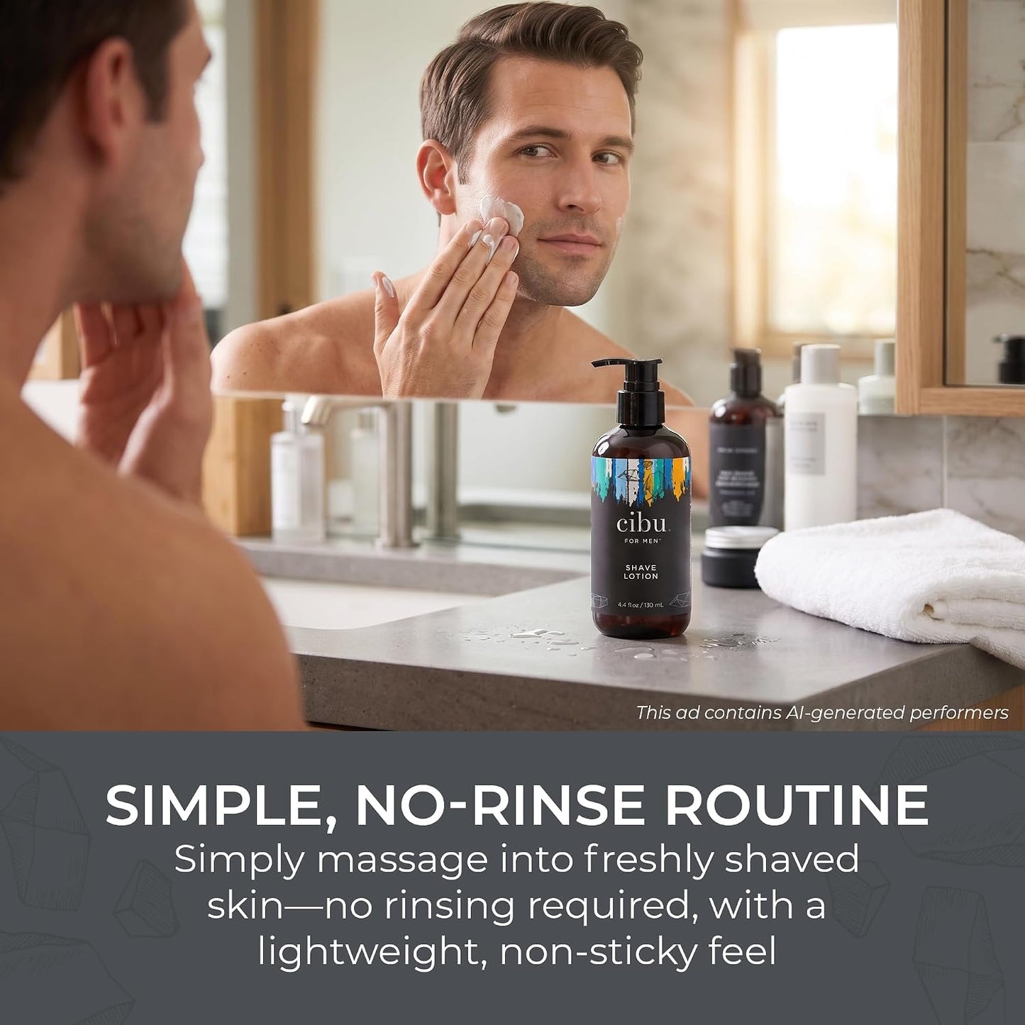 CIBU Men Shave Lotion, 4 oz
