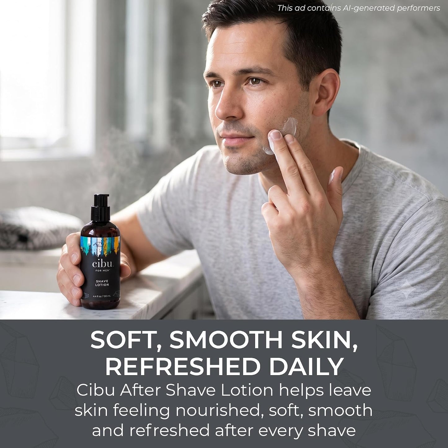 CIBU Men Shave Lotion, 4 oz