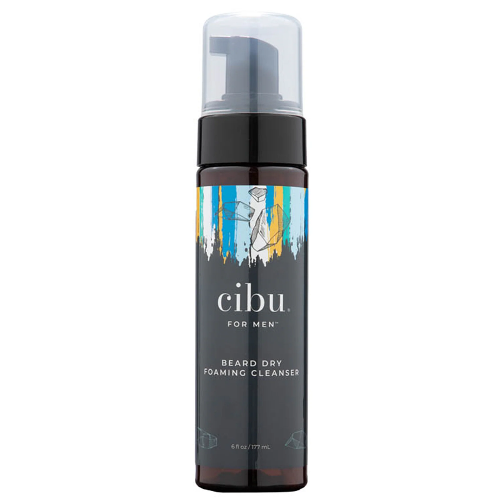 CIBU for Men Beard Dry Foaming Cleanser, 6 oz