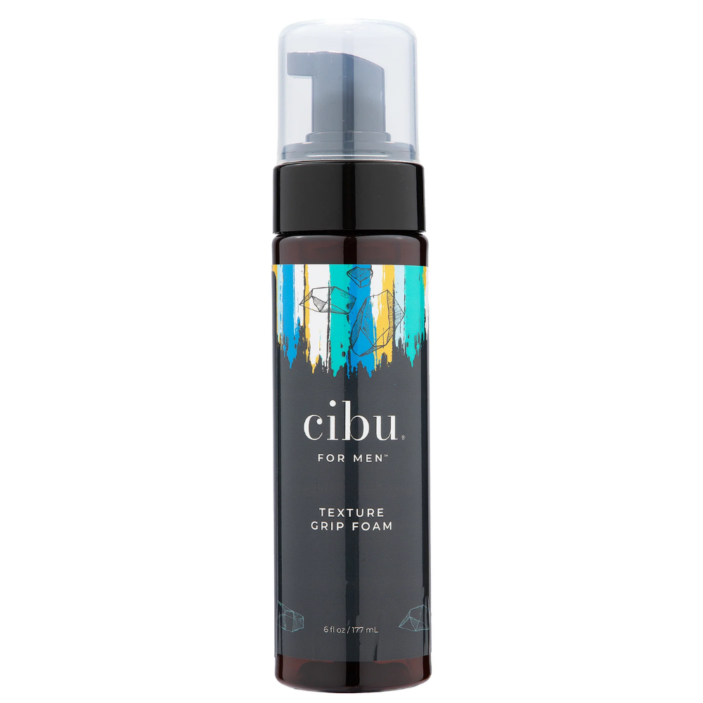 CIBU for Men texture grip foam, 6 oz