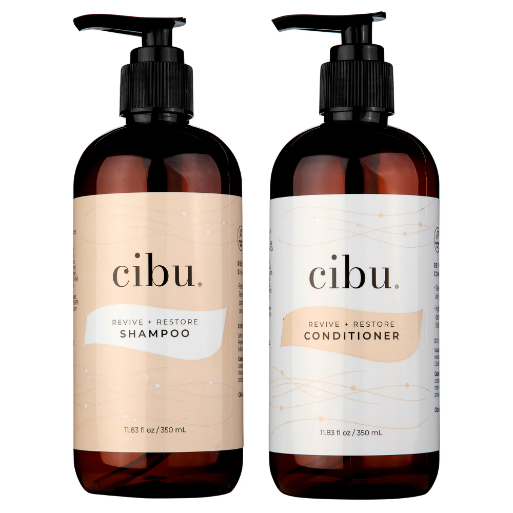 CIBU Revive & Restore Shampoo + Conditioner Bundle - 11.83oz