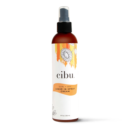 CIBU Curl + Coil Leave in Spray Cream, 8 oz