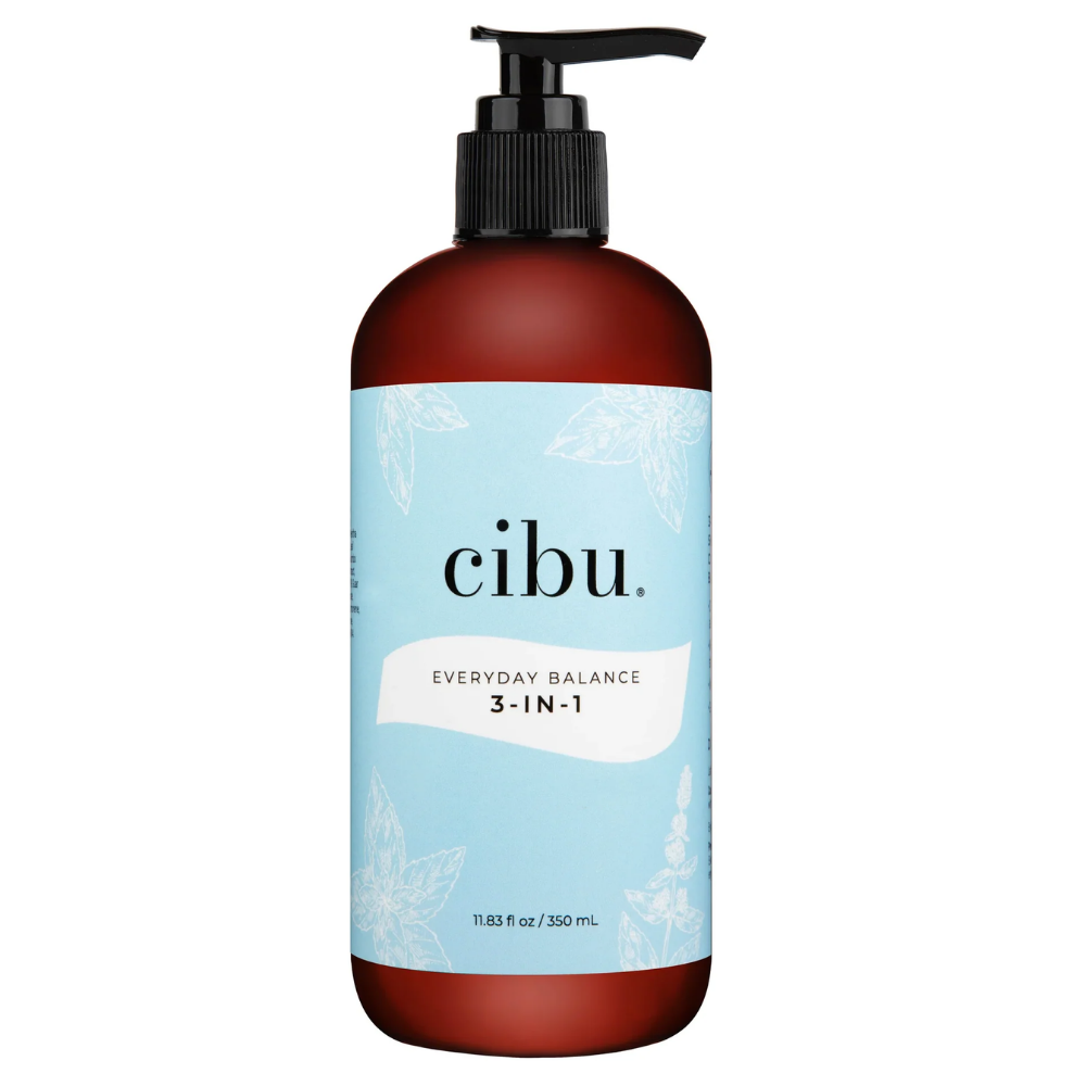 CIBU 3-in-1 Shampoo, Conditioner, & Body Wash 350ml, 11.83oz