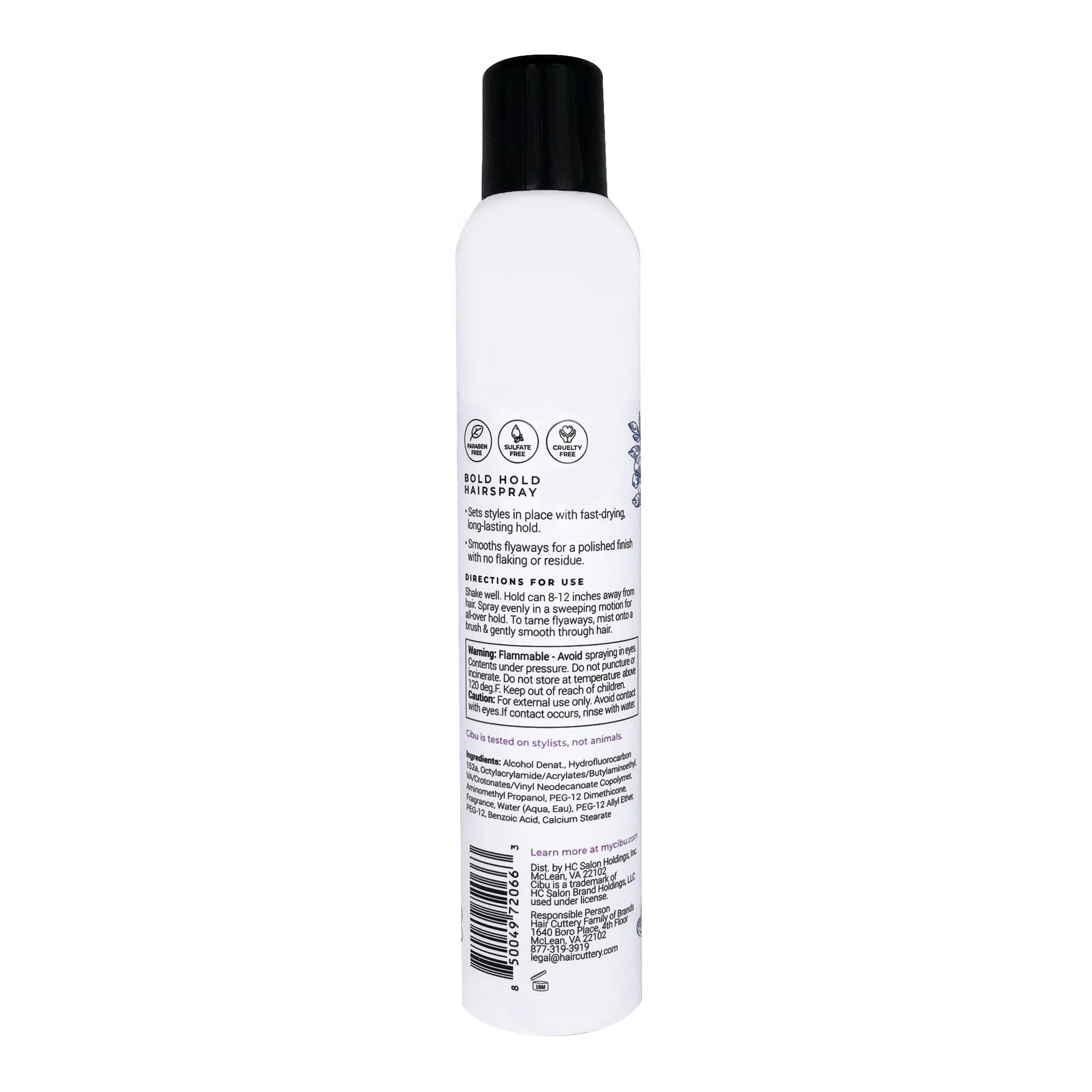 CIBU Bold Hold Hairspray, 10 oz