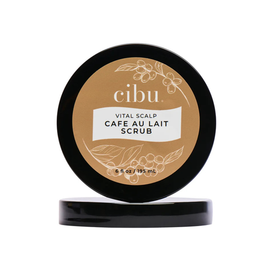 CIBU Vital Scalp Café Au Lait Sugar Scrub, 6 oz