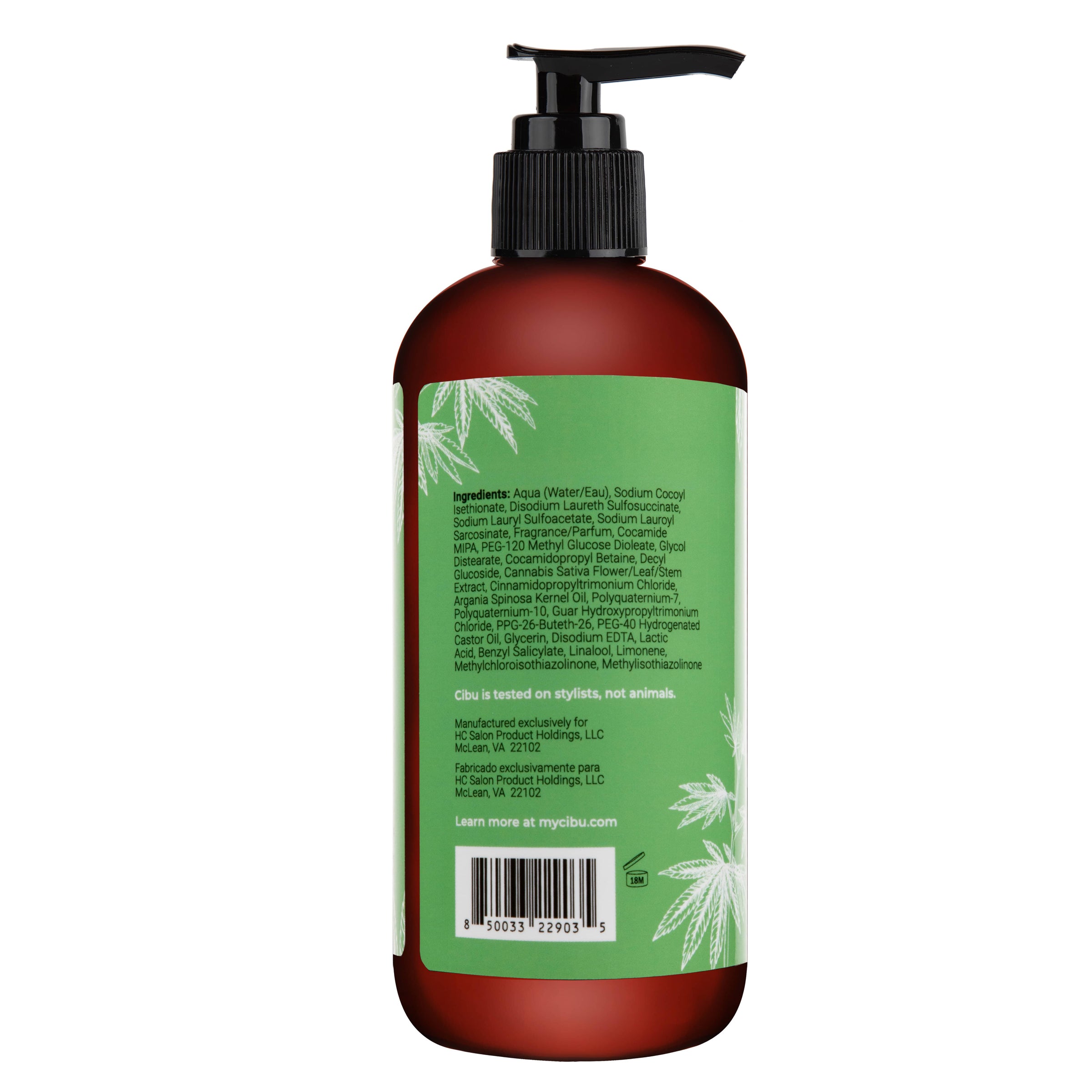 CBD Moisture Shampoo Ingredient List