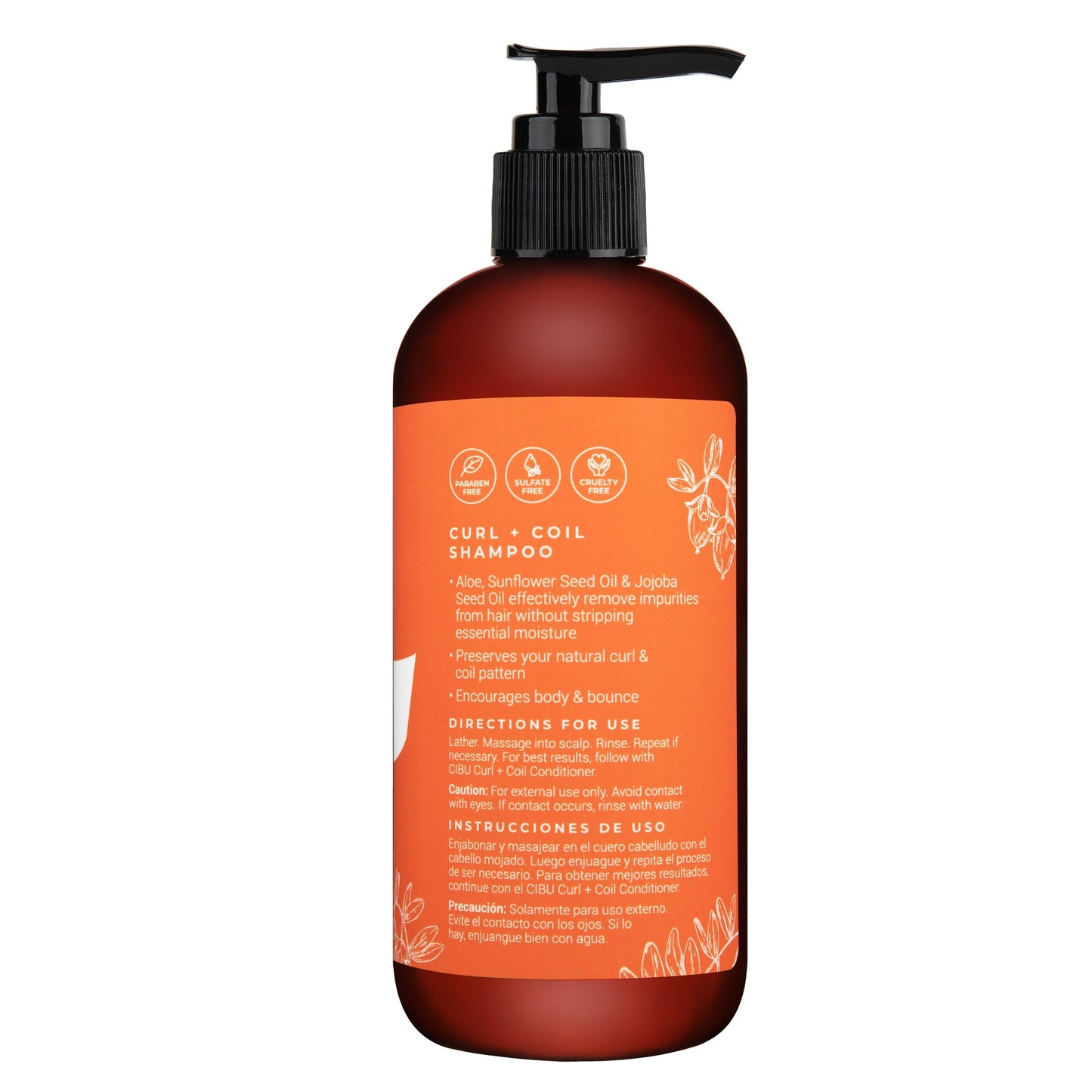 CIBU Curl + Coil Shampoo, 350ml