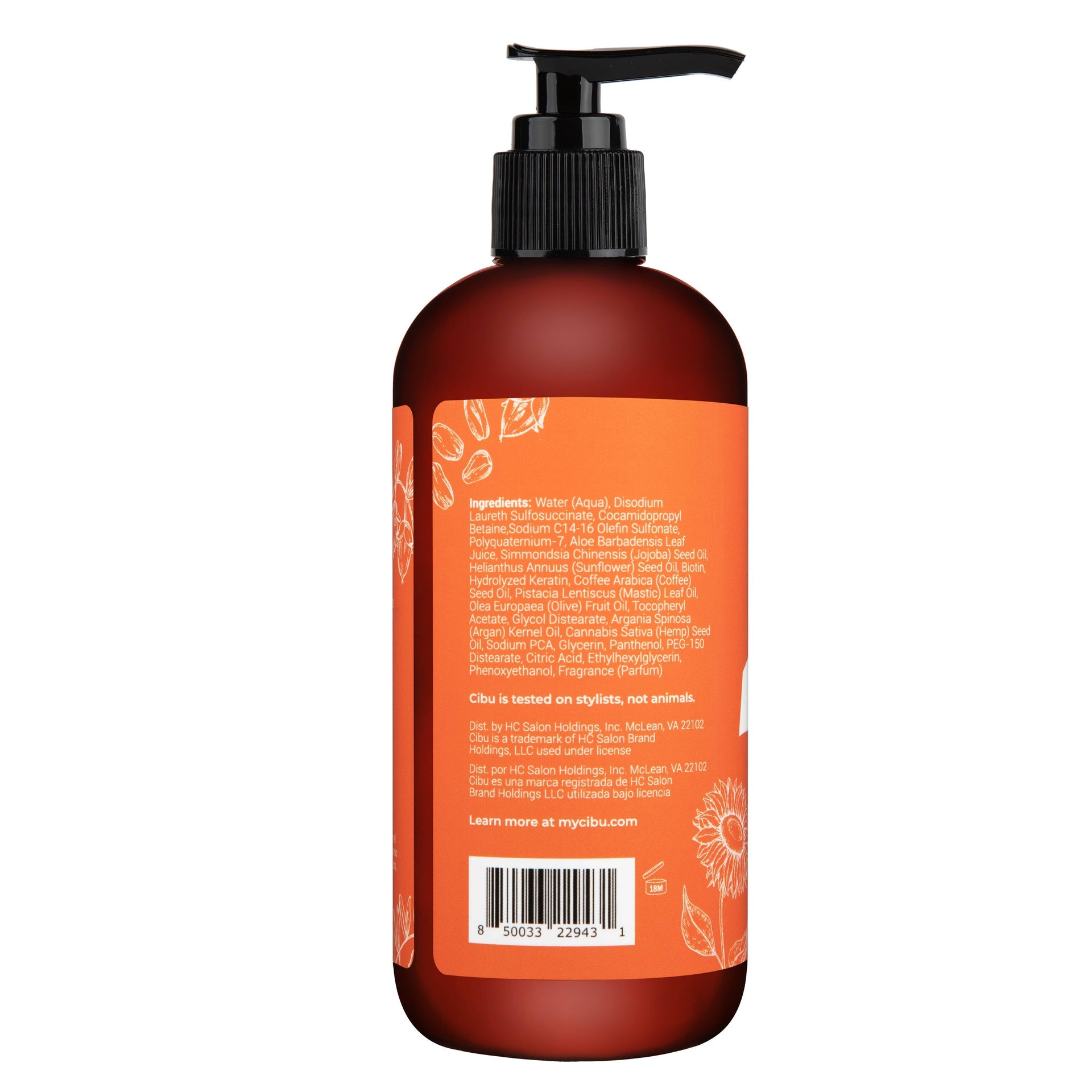 CIBU Curl + Coil Shampoo, 350ml
