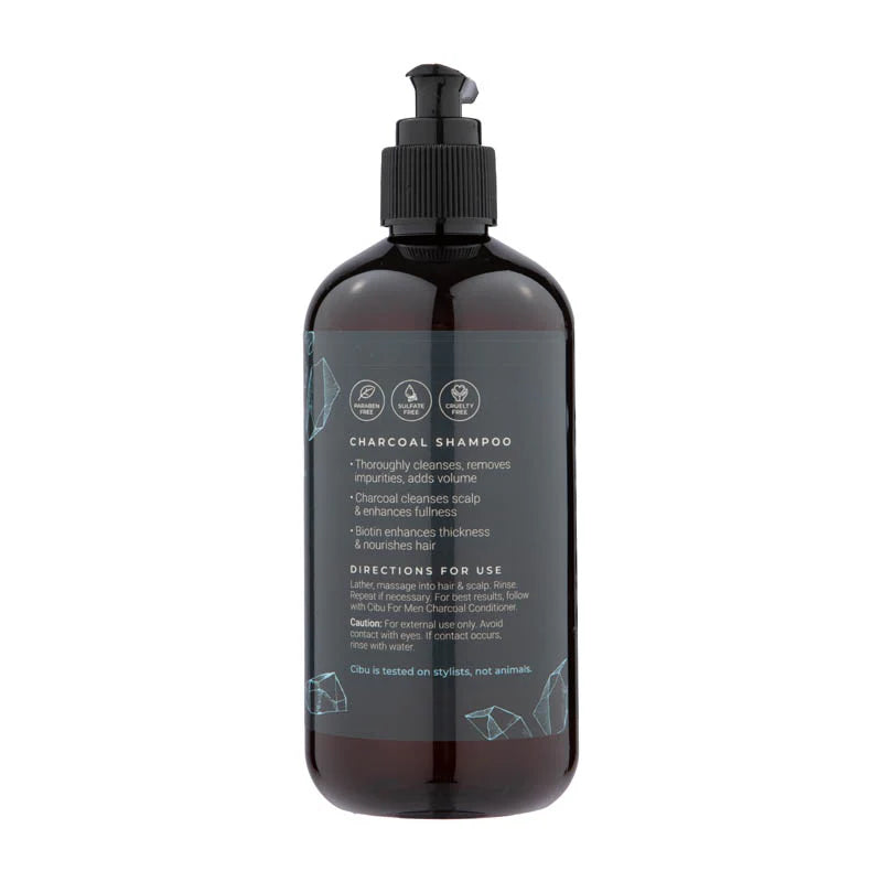 CIBU for Men Charcoal Shampoo, 12 oz