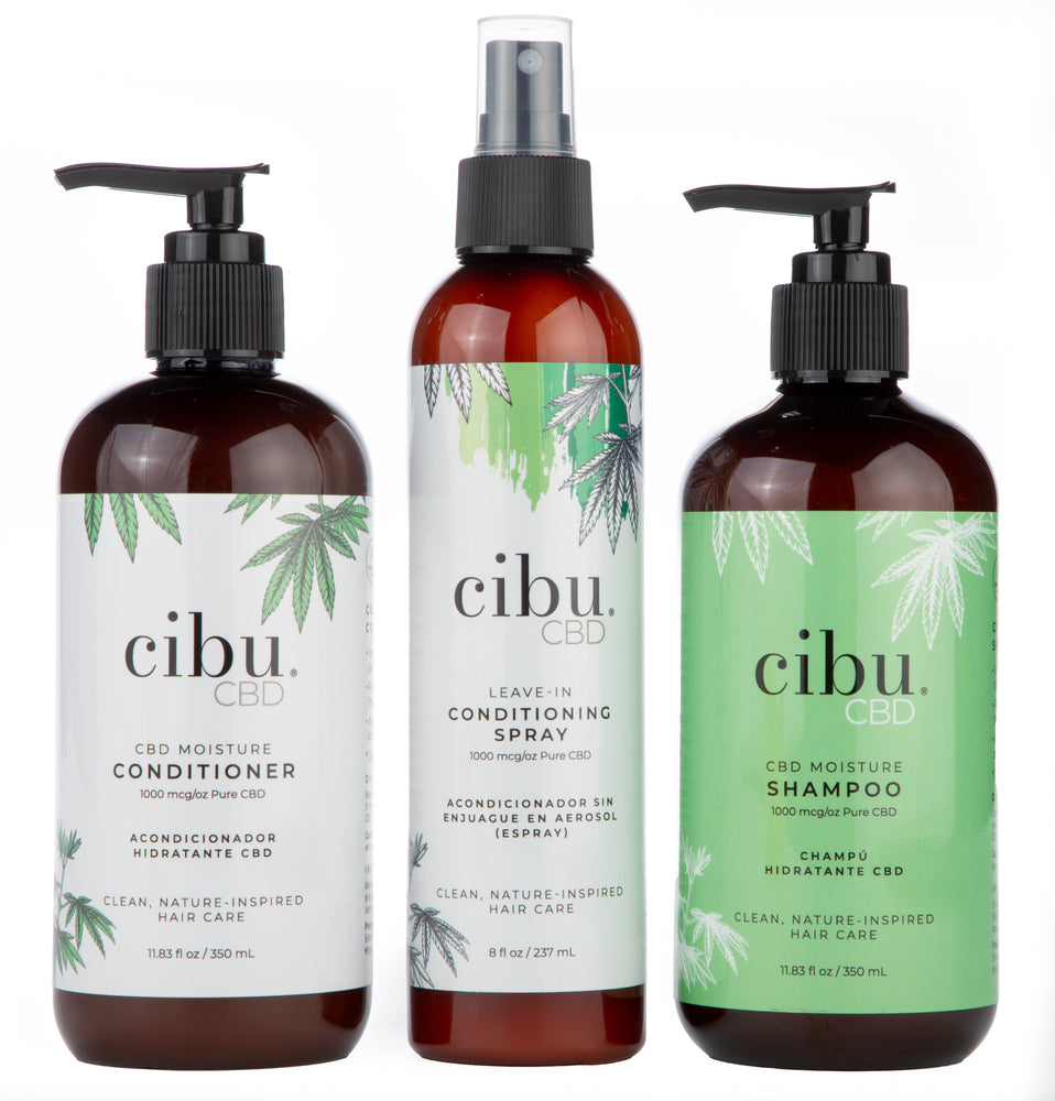 
                  
                    CBD Moisture Shampoo, Conditioner and Leave In Conditioning Spray
                  
                
