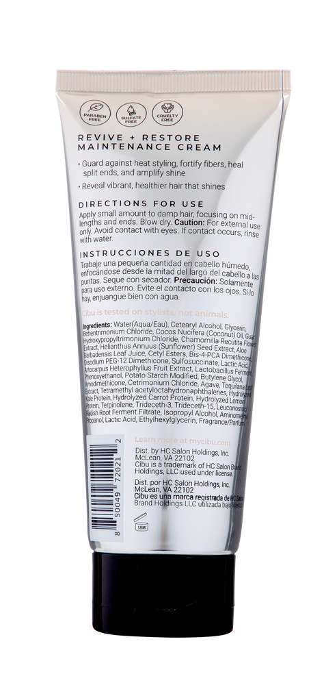 
                  
                    Revive + Restore Maintenance Cream Directions and Ingredient Lists
                  
                