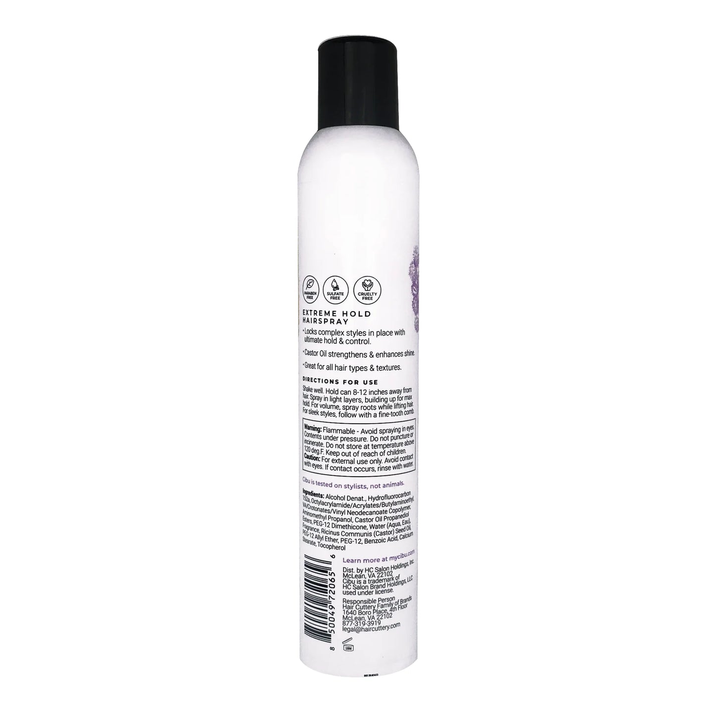 CIBU Extreme Hold Hairspray, 10 oz