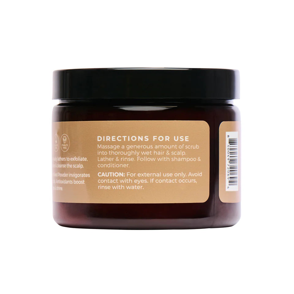 CIBU Vital Scalp Café Au Lait Sugar Scrub, 6 oz