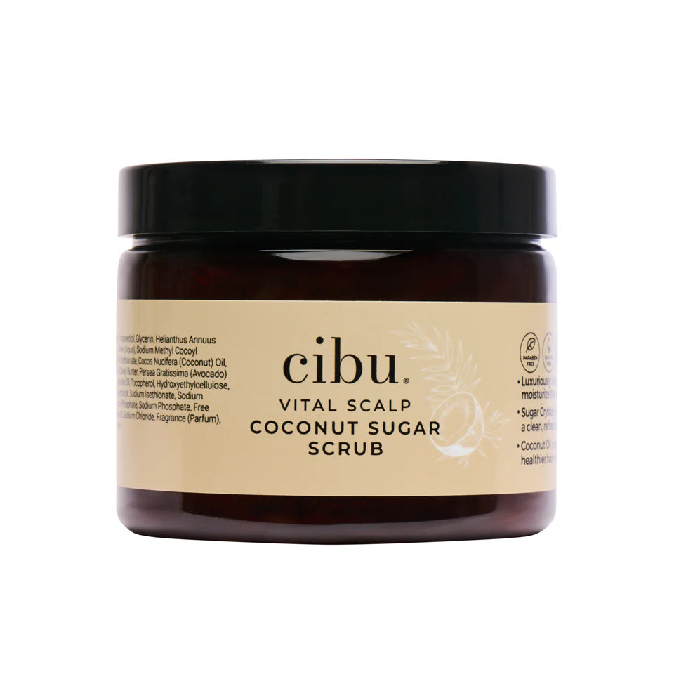 CIBU Vital Scalp Coconut Sugar Scrub, 6 oz