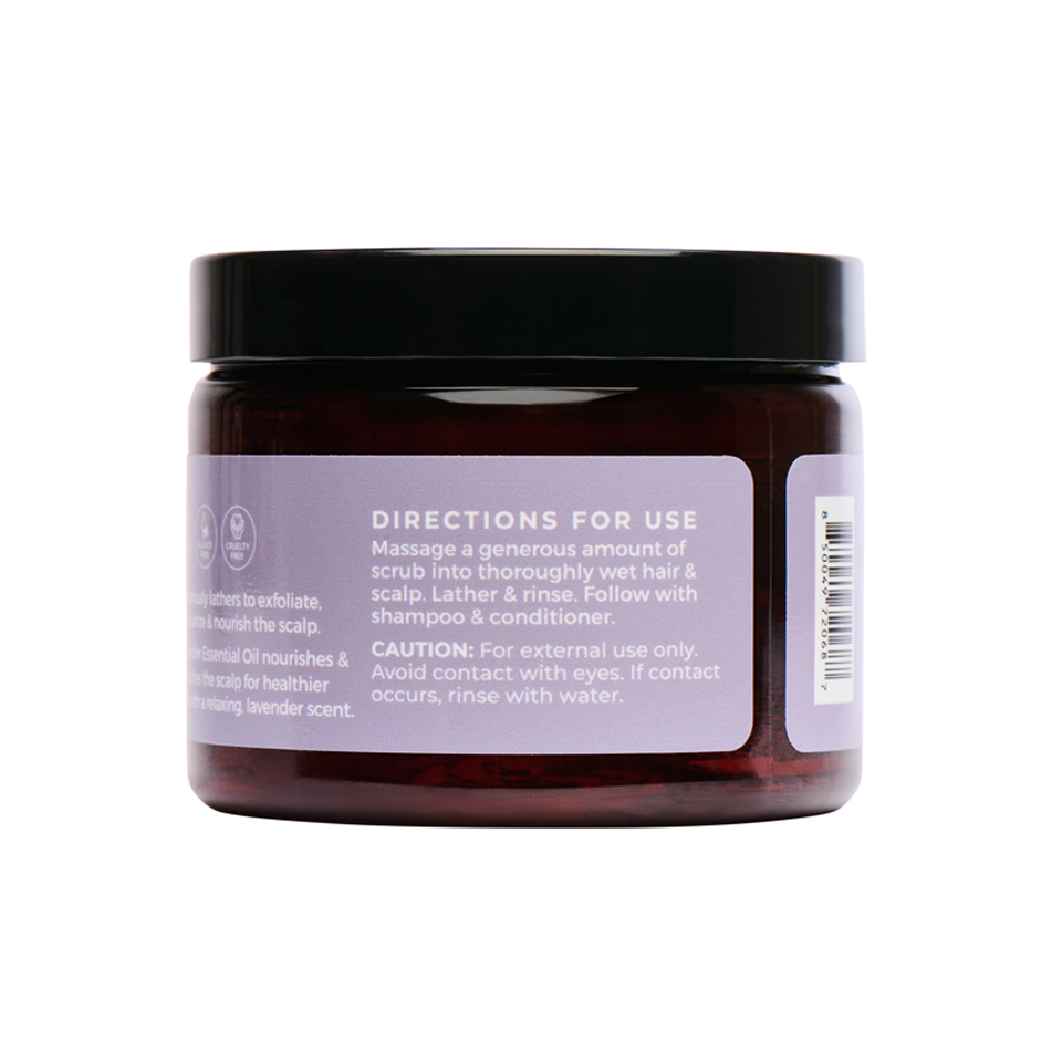 Jar of hair product with label on a white background