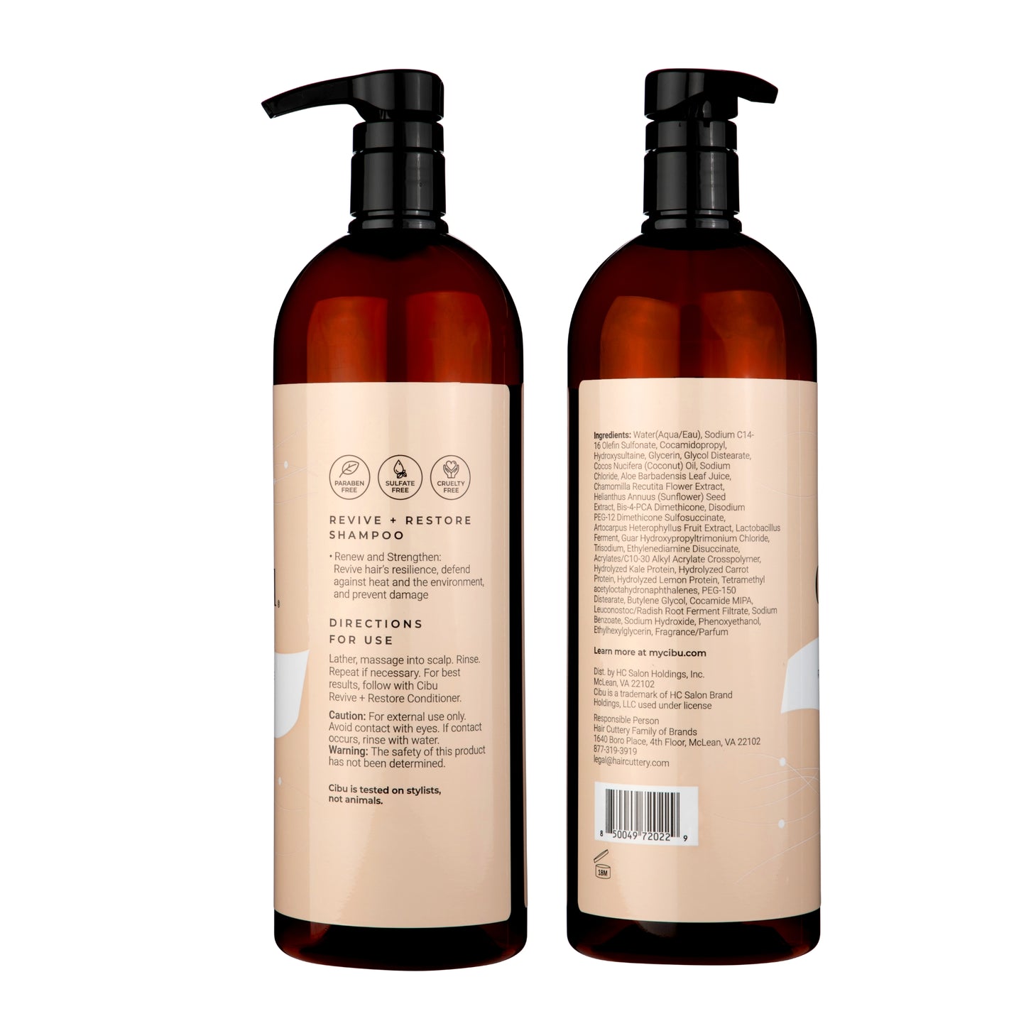 CIBU REVIVE + RESTORE SHAMPOO LITER
